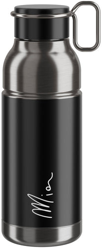 Elite bidon mia inox bottle mia inox 650ml black silver