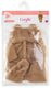 Corolle bunting brown bear onesie - 42cm
