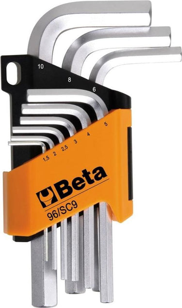 Beta 96 sc9 inbussleutelset | kort | zeskant | 9 delig - 000960374