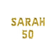Paperdreams folie ballon slinger - sarah 50