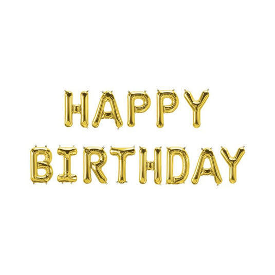 Paperdreams folie ballon slinger - happy birthday