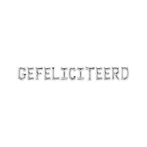 Paperdreams folie ballon letterslinger - gefeliciteerd