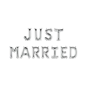 Paperdreams folie ballon letterslinger - just married
