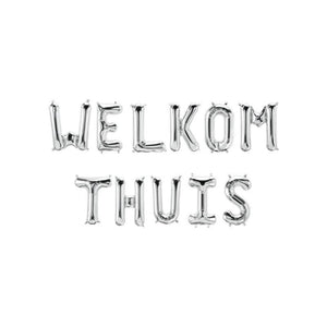 Paperdreams folie ballon letterslinger - welkom thuis