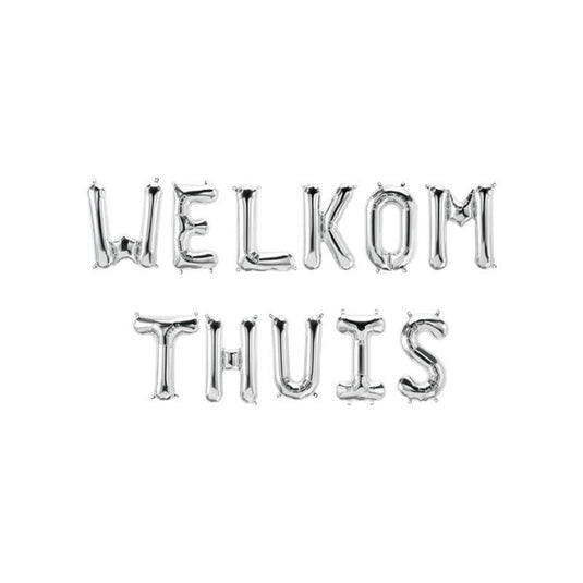 Paperdreams folie ballon slinger - welkom thuis