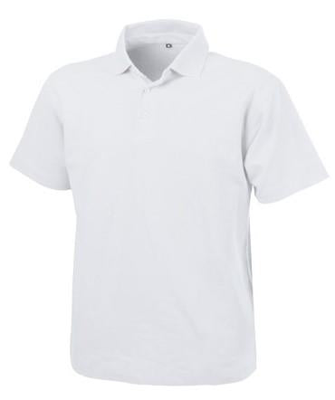 Dassy polo shirt leon katoen wit m