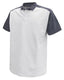 Dassy polo shirt cesar katoen wit grijs s