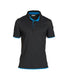 Dassy polo orbital zwart azuurblauw l