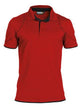 Dassy polo orbital rood zwart xl