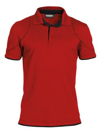Dassy polo orbital rood zwart 4xl