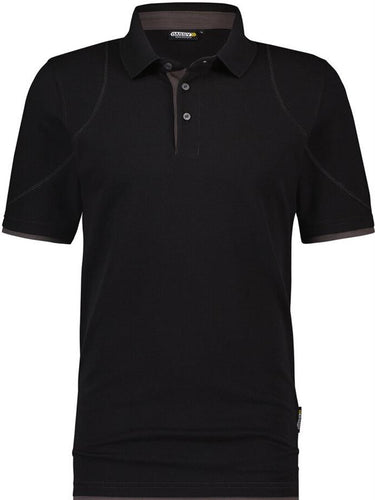 Dassy polo orbital zwart grijs 3xl