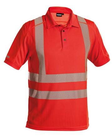 Dassy hogezichtbaarheid polo brandon rood xl