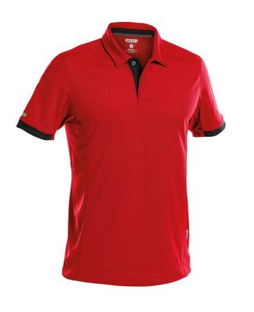 Dassy polo traxion rood zwart 4xl