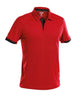 Dassy polo traxion rood zwart m