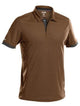 Dassy polo traxion bruin grijs s