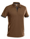 Dassy polo traxion bruin grijs s