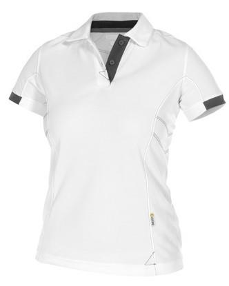 Dassy polo traxion women wit grijs l