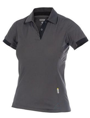 Dassy polo traxion women grijs zwart xxl