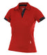 Dassy polo traxion women rood zwart m