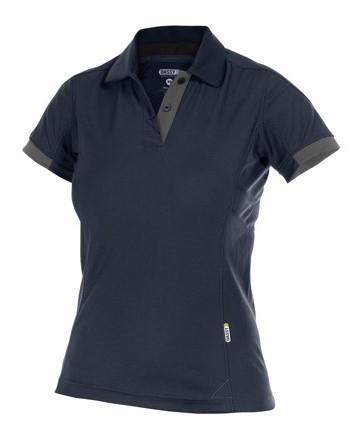 Dassy polo traxion women marine grijs xs