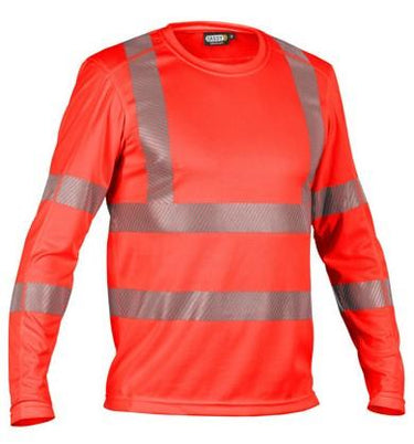 Dassy hogezichtbaarheid t-shirt carterville rood m