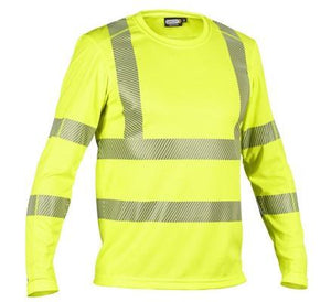 Dassy hogezichtbaarheid t-shirt carterville geel xl