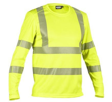 Dassy hogezichtbaarheid t-shirt carterville geel m