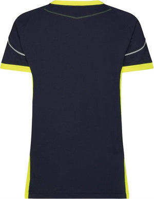 Dassy t-shirt tampico nachtblauw fluogeel 4xl