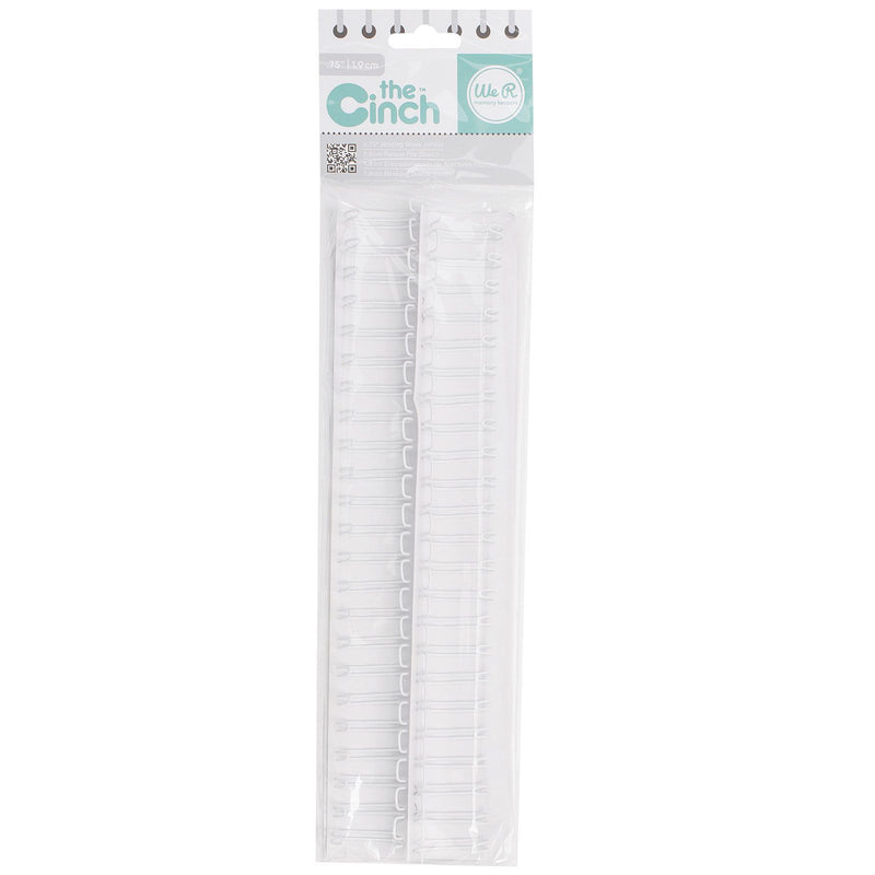 Load image into Gallery viewer, We r makers • cinch binding wires 1,9cm white
