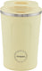 Aya ida aya ida - cup2go - koffiebeker - coffee to go - reisbeker - meenemen - 380ml - butter yellow