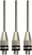 Avento pompnaalden - staal - zilver - 5 mm - 3 stuks