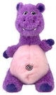 Kong knots belly hippo - knuffel - paars pink m l