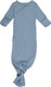 Lodger hopper - newborn slaapzak - blauw - 0.3 tog - 62cm - biologisch katoen - hydrofiel - slaapzak baby