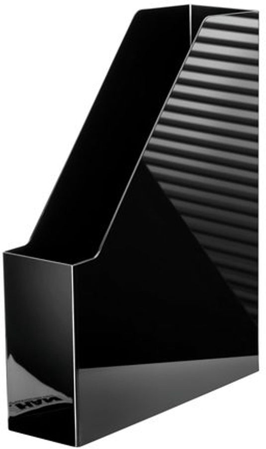 Han tijdschriftencassette - i-line - afmetingen 315 x 248 x 76mm - hoogglans zwart - formaat a4 c4 - ha-16501-13