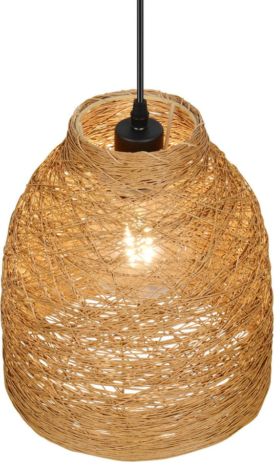 Rl live your light reality joeline - hanglamp - zwart mat - excl. 1x e27 4 w - plafondbevestiging - in hoogte verstelbaar - casalum