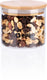 Alpina voorraadpot glas met deksel - keuken organizer - 500 ml - glazen snoeppot