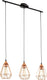 Eglo tarbes hanglamp - e27 - 79 cm - zwart koper