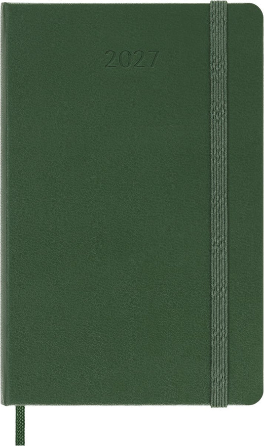 Moleskine 12 maanden agenda - 2027 - wekelijks - pocket - harde kaft - mirthe groen