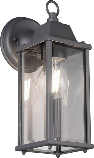 Trio olona - wandlamp - antraciet - excl. 1x e27 4 w - wandmontage - buitenverlichting - ip23