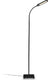 B.k.licht - zwarte vloerlamp - cct - dimbaar staande lamp - bureaulamp - h: 135cm (max. ca. 158,6 cm) - 6.5w