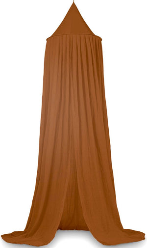 Deryan baby klamboe vintage 245cm - kinderklamboe - hemeltje caramel
