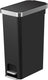 Eko - hana slim pedaalemmer 40 liter - plastic - zwart - prullenbak