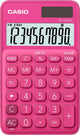 Casio sl-310uc-rd - zakrekenmachine - 10-cijferig display - zonne- en batterijvoeding - rood