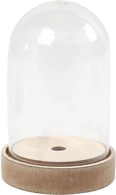 Creativ company http: www.cchobby.nl stolp-op-houten-voet-h-12-5-cm-d-8-cm-1-doos