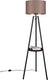 Rl live your light reality colette - vloerlamp - zwart mat - excl. 1x e27 4w - voetschakelaar