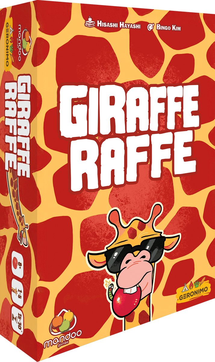 ギャラリービューアに画像をロードする, Geronimo games kaartspel giraffe raffe
