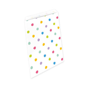 Paperdreams party gift bags - party dots - papier 23x16,5cm set a 6st