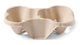 Depa cup carrier 2-cups biodore pulp (50 stuks)