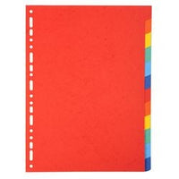 Blanco tabbladen exacompta 2012e karton kleurenassortiment