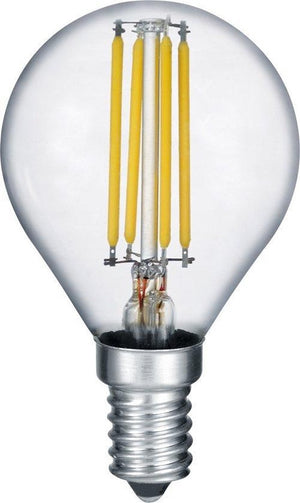 Trio lampe - lichtbronnen - transparant helder - e14 - 4 5w - 2700k - 470lm